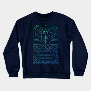 Tropical Geometric Abstract 1 Crewneck Sweatshirt